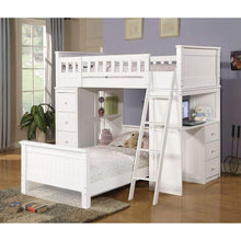 Load image into Gallery viewer, ACME Furniture Willoughby Loft Bed With Stairs White - Freddie and Sebbie