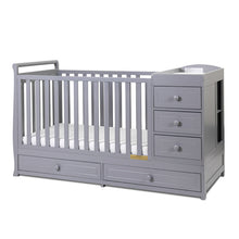 Load image into Gallery viewer, AFG Baby Furniture Daphne 3 in 1 Crib and Changer Combo - Freddie and Sebbie