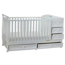 Load image into Gallery viewer, AFG Baby Furniture Daphne 3 in 1 Crib and Changer Combo - Freddie and Sebbie