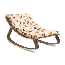 Load image into Gallery viewer, Products Baby Nursery Rocker - Levo Rocker with Cushion in Walnut by Charlie Crane
