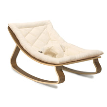 Load image into Gallery viewer, Products Baby Nursery Rocker - Levo Rocker with Cushion in Walnut by Charlie Crane