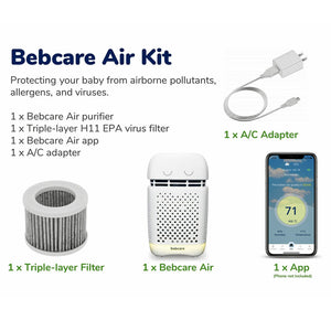 Bebcare Air Portable Air Purifier - Freddie and Sebbie