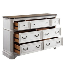 Load image into Gallery viewer, Florian Dresser Antique White & Oak Finish