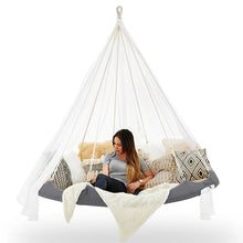 Load image into Gallery viewer, Hanging Bed - 6 Ft Classic Large Bed Charcoal by Tiipii Bed - Freddie and Sebbie