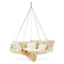 Load image into Gallery viewer, Hanging Bed - 6 Ft Classic Large Bed Natural White by Tiipii Bed