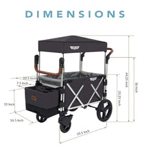 Load image into Gallery viewer, Keenz 7S Stroller Wagon - Black