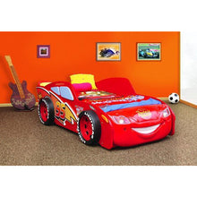 Load image into Gallery viewer, Maxima House Lightning McQueen Racing Twin Car Bed - Red - Freddie and Sebbie