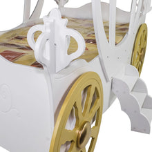 Load image into Gallery viewer, Maxima House Princess Carriage Toddler Car Bed White - Freddie and Sebbie
