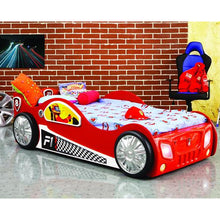 Load image into Gallery viewer, Maxima House Toddler Car Bed Monza Red - White