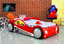 Load image into Gallery viewer, Maxima House Toddler Car Bed Monza Red - White