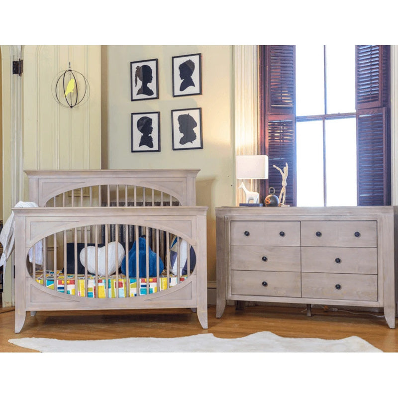 Milk Street Baby Cameo Oval 4-in-1 Convertible Crib – Freddie and Sebbie