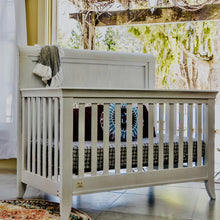 Load image into Gallery viewer, Milk Street Baby Cameo Sleigh 4-in-1 Convertible Crib - Freddie and Sebbie