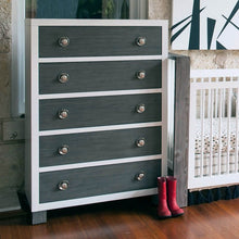 Load image into Gallery viewer, Milk Street Baby True Tall Chest 5 Drawer Dresser - Freddie and Sebbie