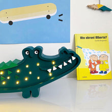 Load image into Gallery viewer, Night Lights For Kids - Crocodile Lamp by Little Lights
