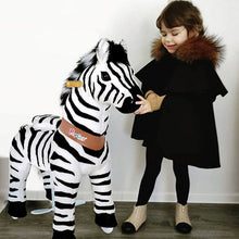 Load image into Gallery viewer, Ride on Horse - Zebra Ride-on Toy-Model U 2021 by PonyCycle