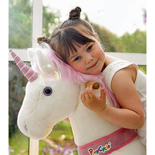 Load image into Gallery viewer, Ride on Horse - Pink Unicorn Ride-on Toy-Model U 2021 by PonyCycle