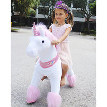 Load image into Gallery viewer, Ride on Horse - Pink Unicorn Ride-on Toy-Model U 2021 by PonyCycle