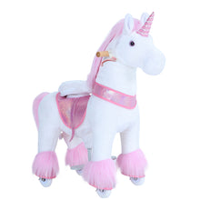 Load image into Gallery viewer, Ride on Horse - Pink Unicorn Ride-on Toy-Model U 2021 by PonyCycle