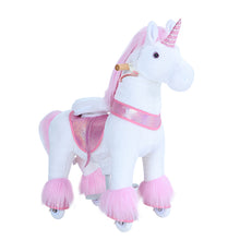 Load image into Gallery viewer, Ride on Horse - Pink Unicorn Ride-on Toy-Model U 2021 by PonyCycle