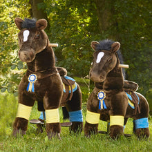 Load image into Gallery viewer, Ride on Horse - Ride on Chocolate Browne Horse by PonyCycle - Freddie and Sebbie
