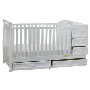 AFG Baby Furniture Daphne 3 in 1 Crib and Changer Combo - Freddie and Sebbie