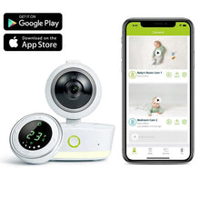 Load image into Gallery viewer, Bebcare iQ Smart WiFi HD Best Baby Monitor - Freddie and Sebbie