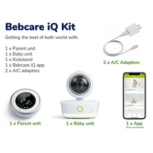 Bebcare iQ Smart WiFi HD Best Baby Monitor - Freddie and Sebbie