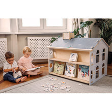 Load image into Gallery viewer, Indoor Wooden Playhouse Desk - My Mini Desk House by My Mini Home