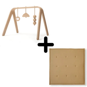 Products Levo Activity Arch with Wooden Toys PLUS TAMI Playmat by Charlie Crane