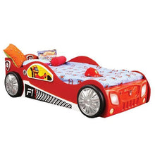 Load image into Gallery viewer, Maxima House Toddler Car Bed Monza Red - White