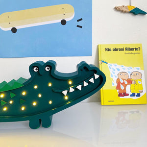 Night Lights For Kids - Crocodile Lamp by Little Lights