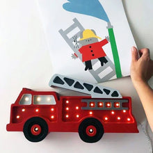 Load image into Gallery viewer, Night Lights For Kids - Fire Truck Lamp by Little Lights
