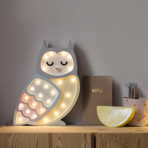 Night Lights For Kids - Owl Lamp by Little Lights