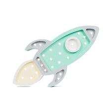 Load image into Gallery viewer, Night Lights For Kids - Rocket Ship Lamp by Little Lights 
