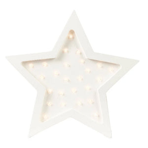Night Lights For Kids - Star Lamp by Little Lights - White