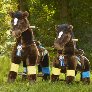 Ride on Horse - Ride on Chocolate Browne Horse by PonyCycle - Freddie and Sebbie